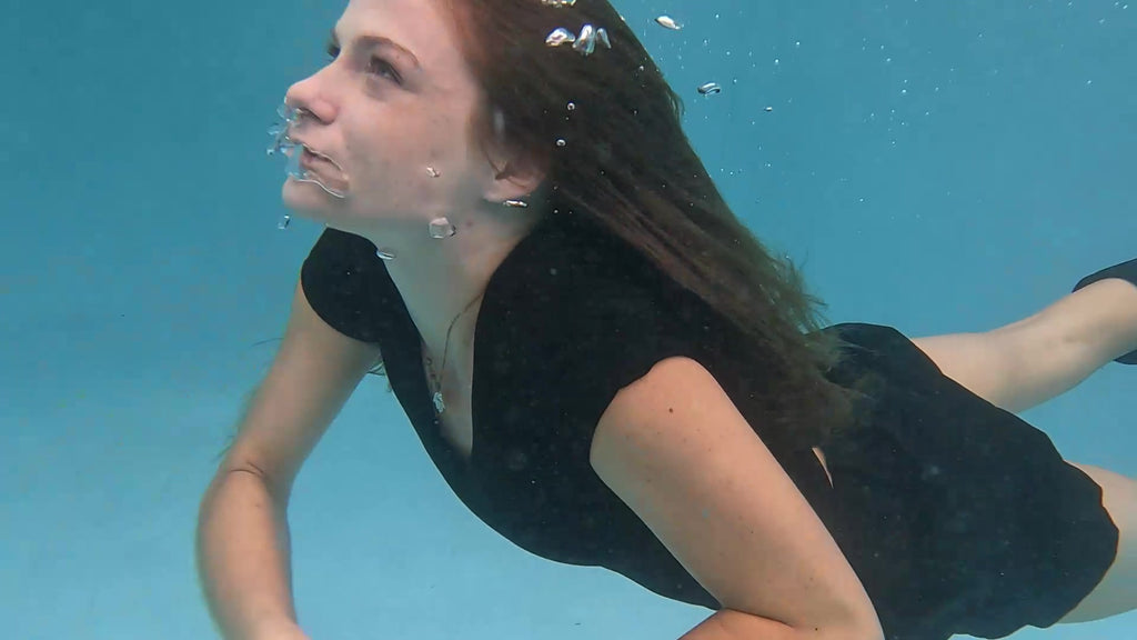 Nathalia Swims in Her  Clubbing Outfit