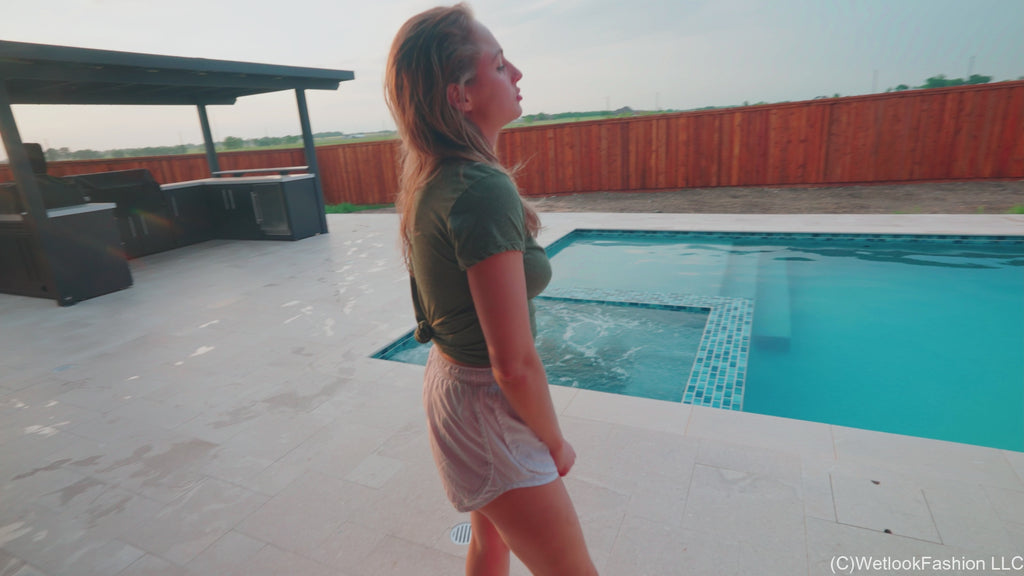 Involuntary T-Shirt Swim with Camille
