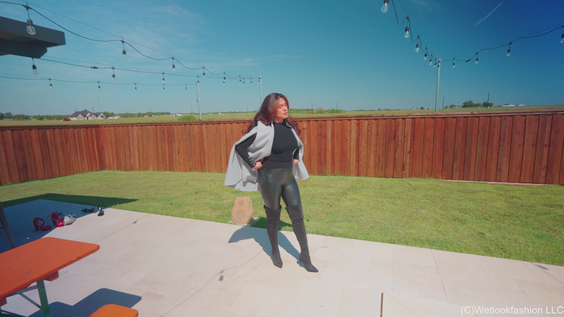 Yesenia's First Fully Clothed Pool Experience