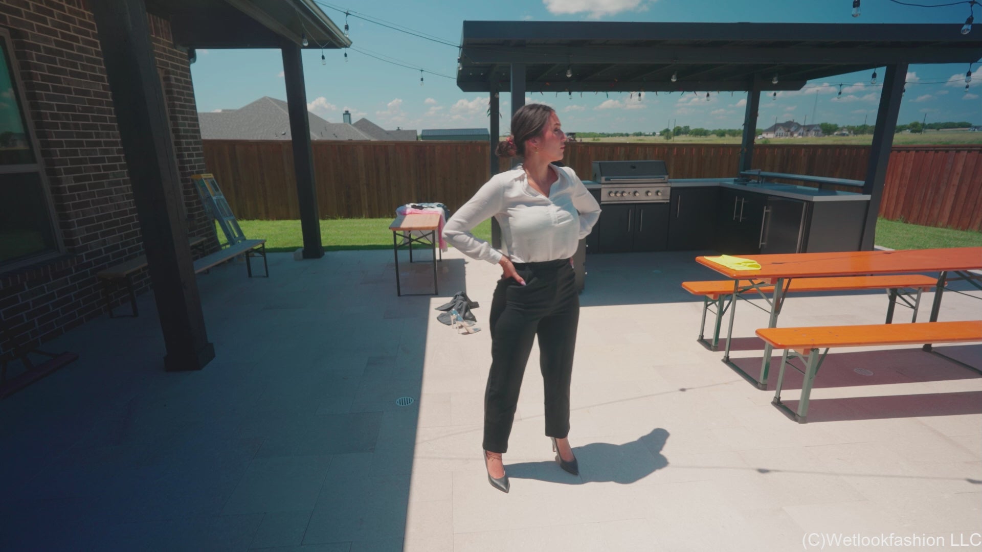 Wet Business with Floaties Featuring Iris