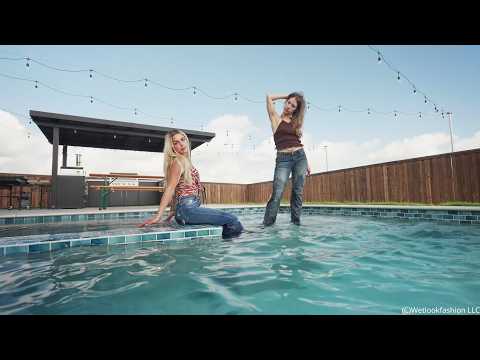 New Models Ivy & Jade get Wet in Jeans and Boots