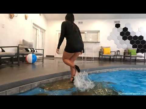 Reyna Swims in a Little Black Dress