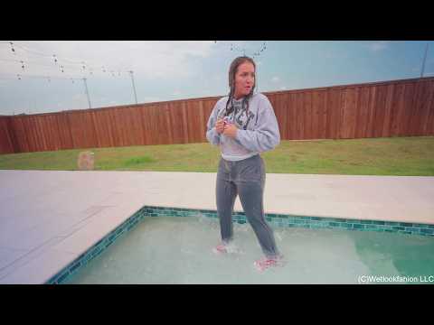 Iris Is Hiding in the Pool from an Intruder