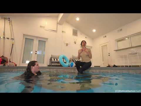 Vex Teaches Shannon How To Model in the Pool