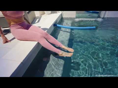Natasha's Swim in Pink Workout Clothes
