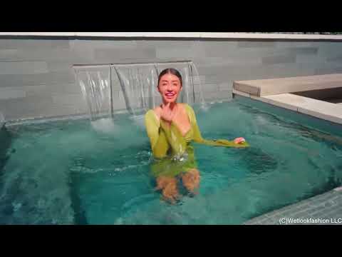 Diana Gets Wet in a Short Dress and Heels