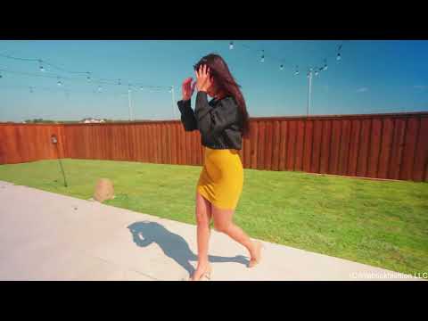 Alexandra Gets Soaked in an Elegant Skirt Outfit