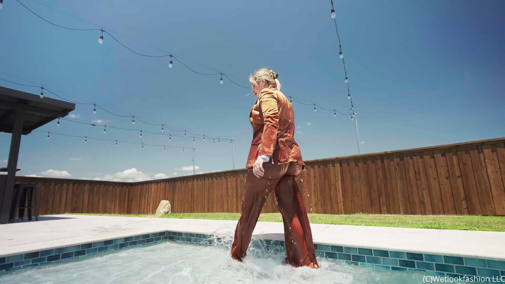 Ralph Lauren Satin Suit Splash - Ariel Goes All In