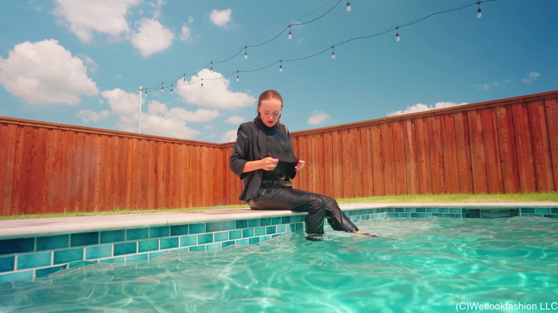 Realtor Tiffany Swims While Getting Ready for a Showing