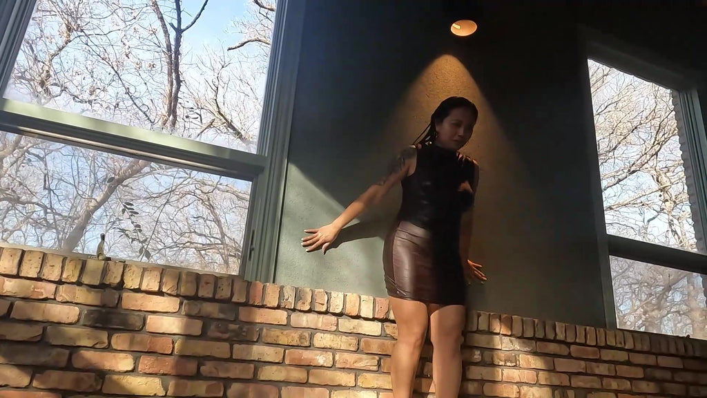 Reyna Jumps in the Pool in Her Clubbing Outfit