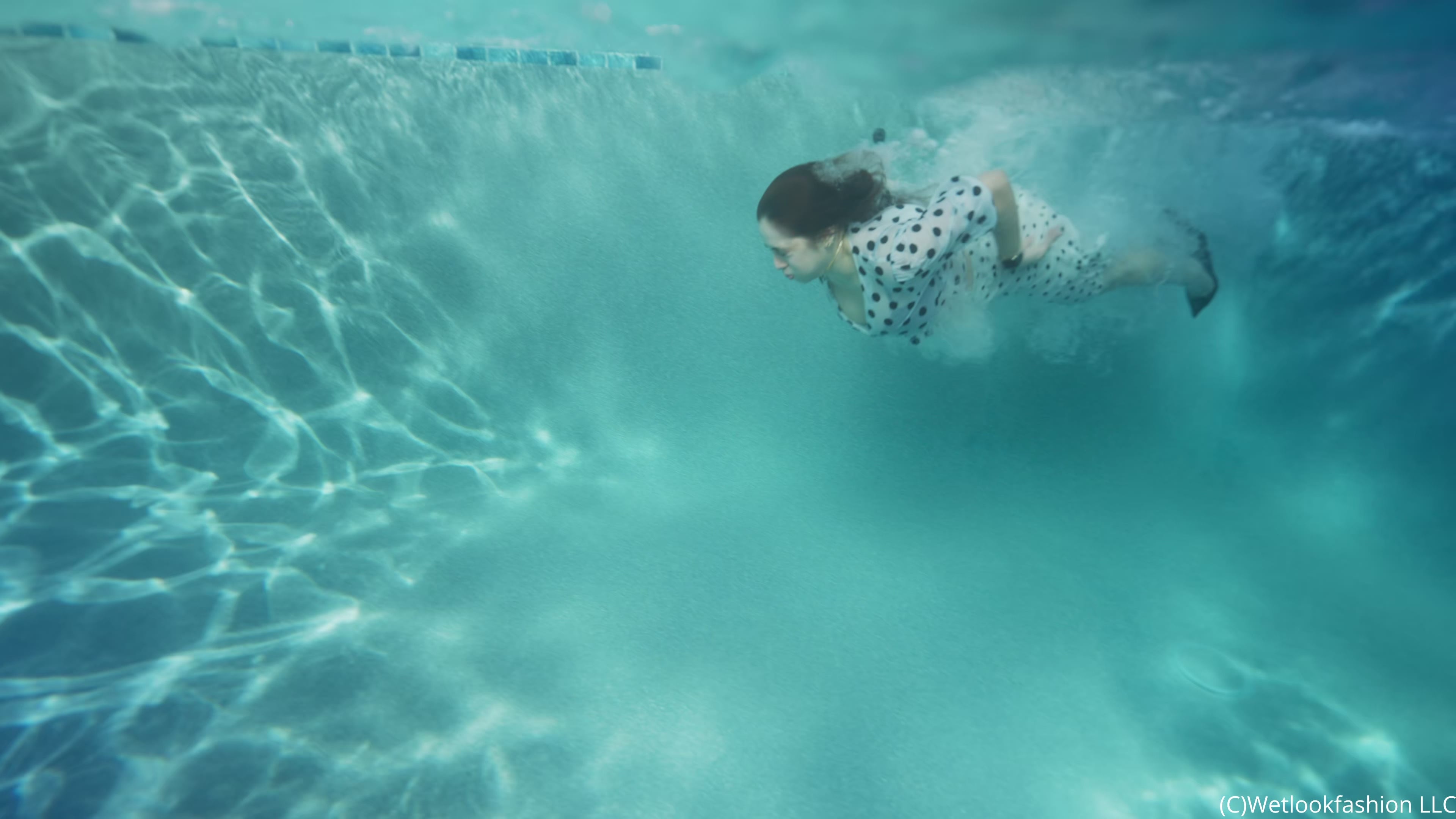 Samantha Gets Wet Polka Dot Style