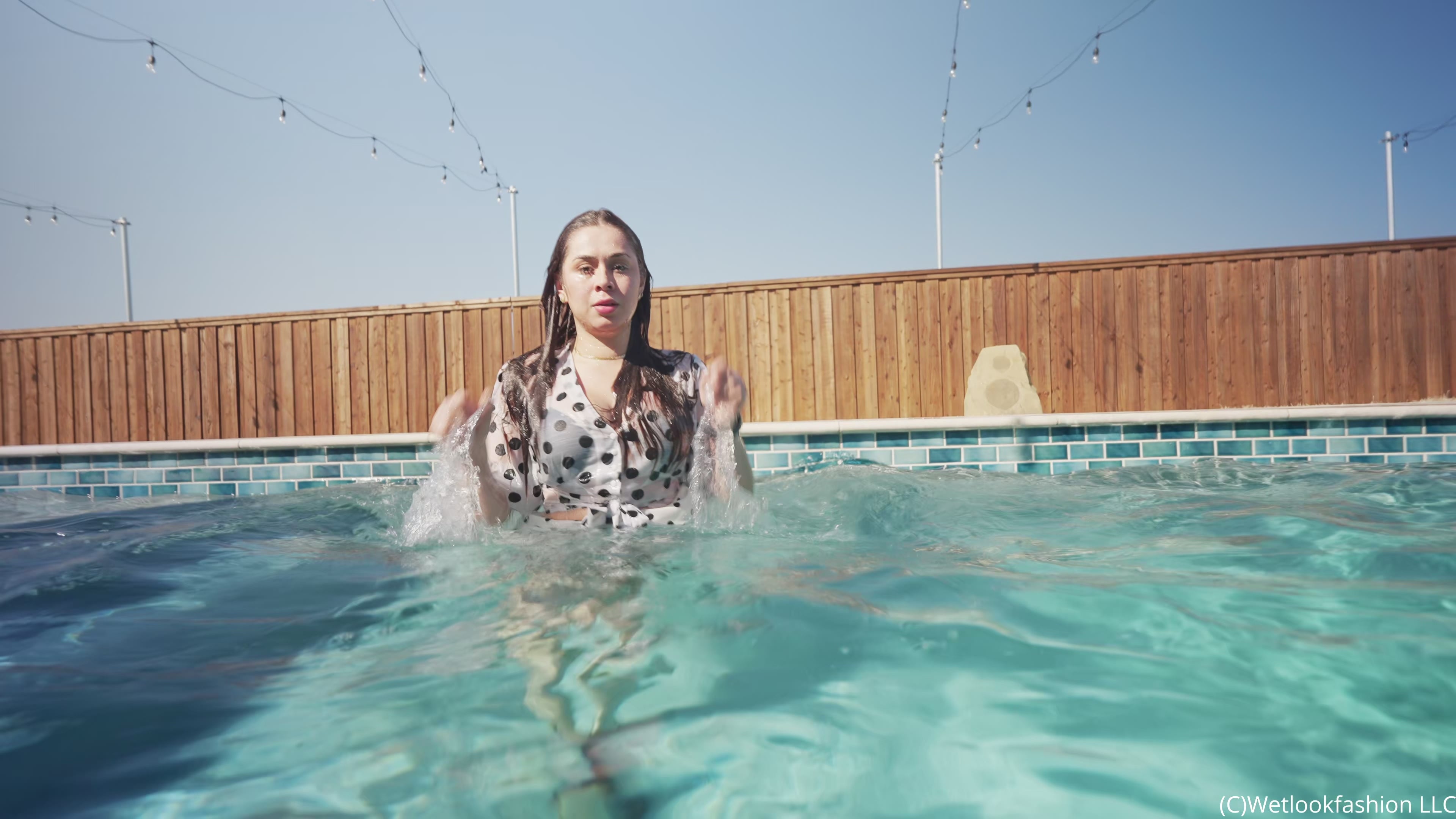 Samantha Gets Wet Polka Dot Style