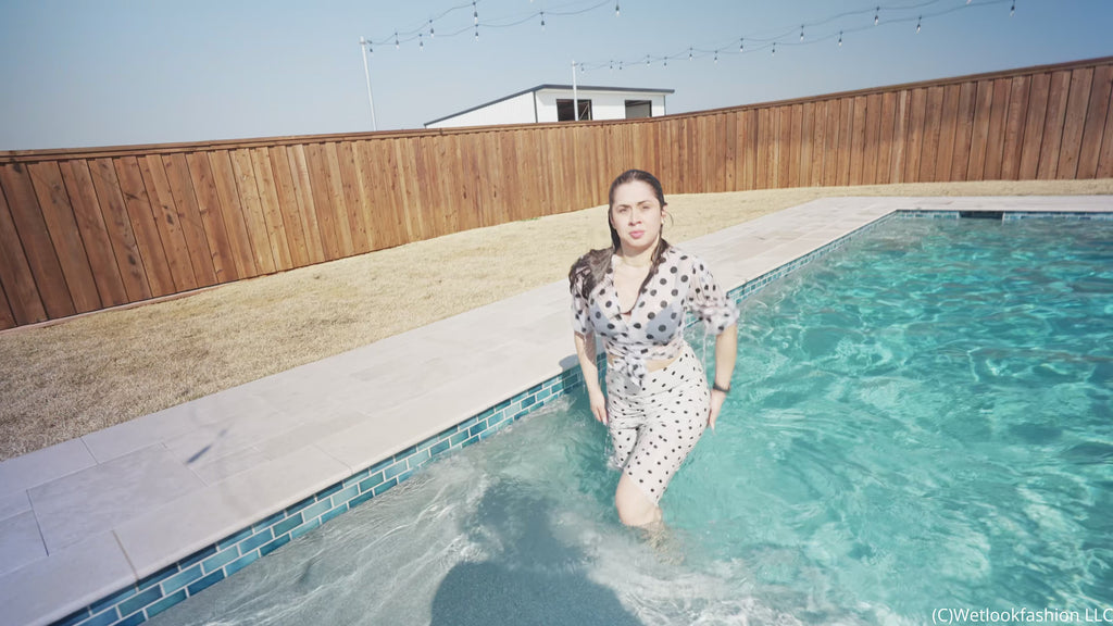 Samantha Gets Wet Polka Dot Style