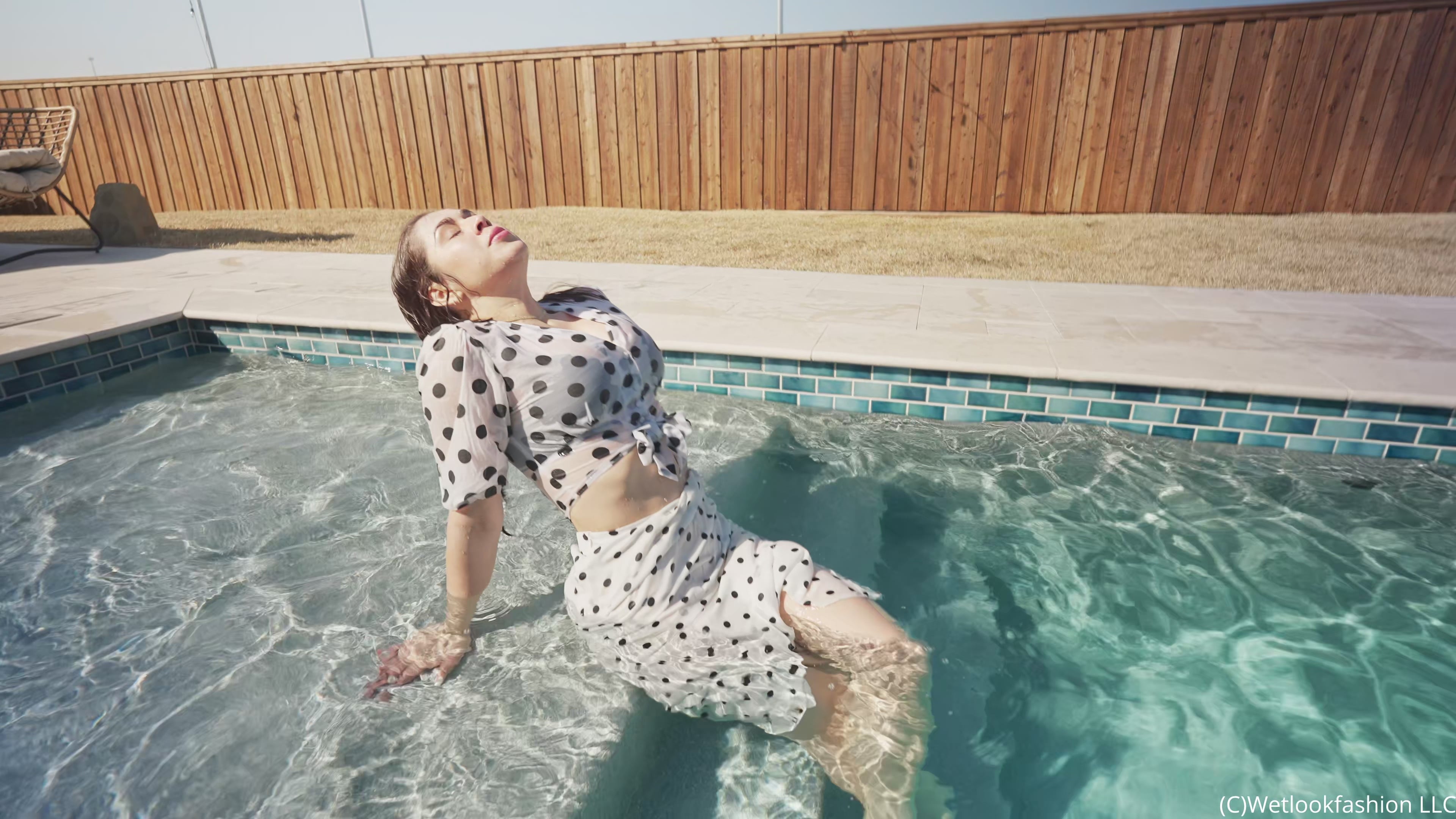 Samantha Gets Wet Polka Dot Style