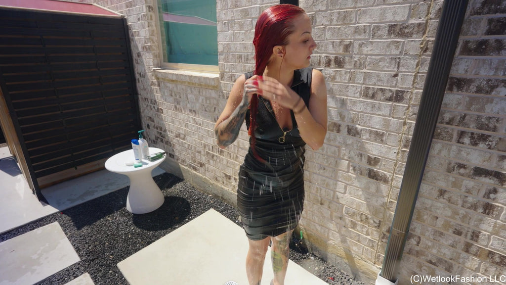 Scarlett Has a Smoke in the Hot Tub While Fully Clothed