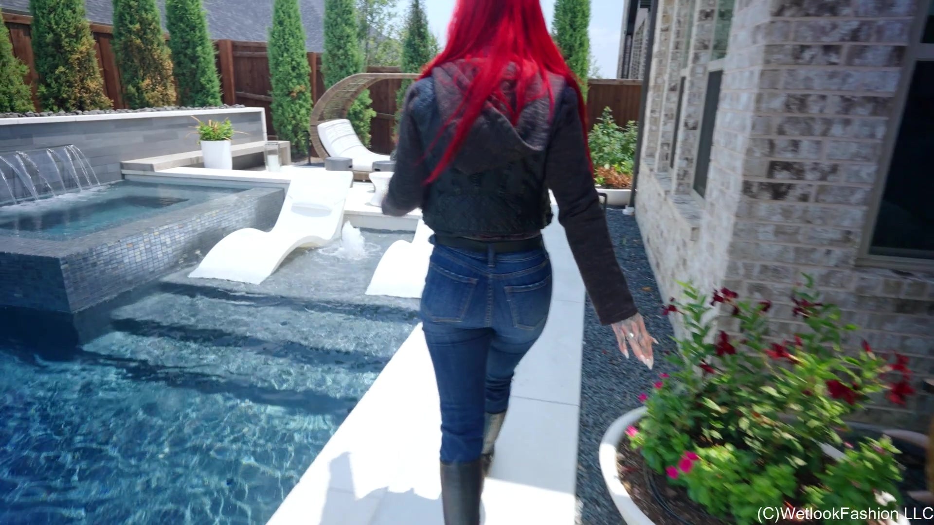 Scarlett - Swimming in a Layered Winter Outfit