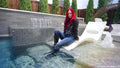 Scarlett - Swimming in a Layered Winter Outfit