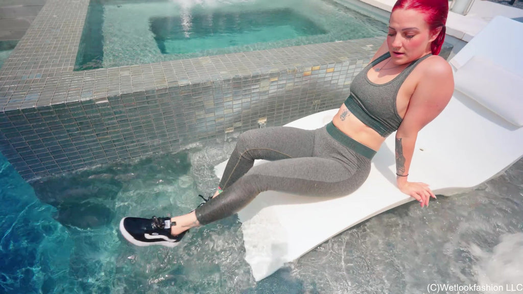 Scarlett's Wet Running and Swimming Workout