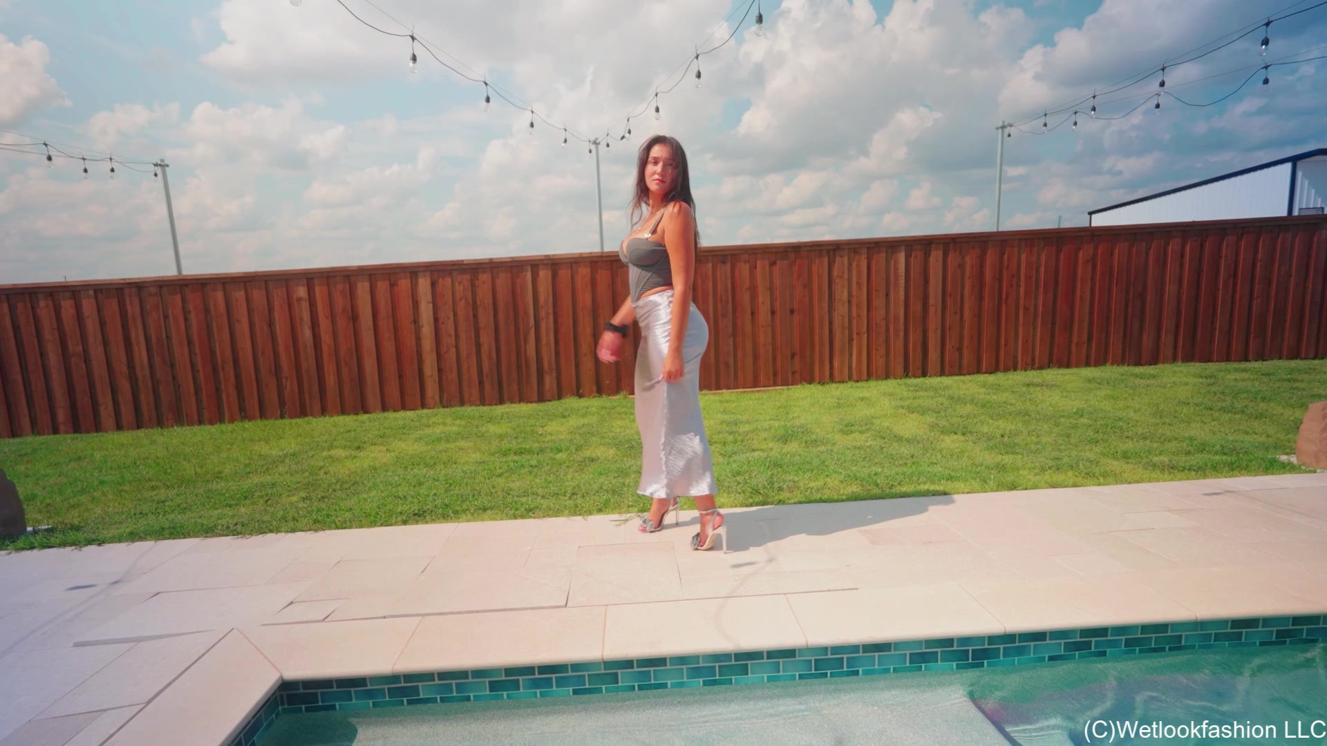 Shiny Wetlook with Iris