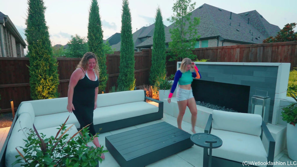 Summer Invites Ashley for a Spontaneous Swim