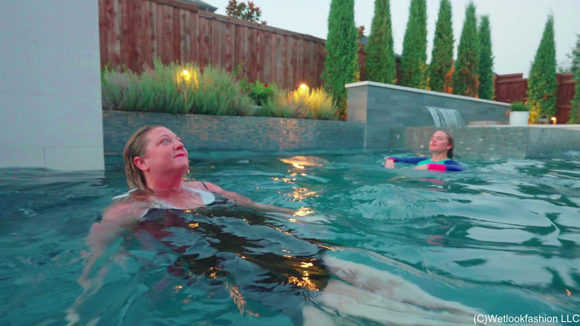 Summer Invites Ashley for a Spontaneous Swim