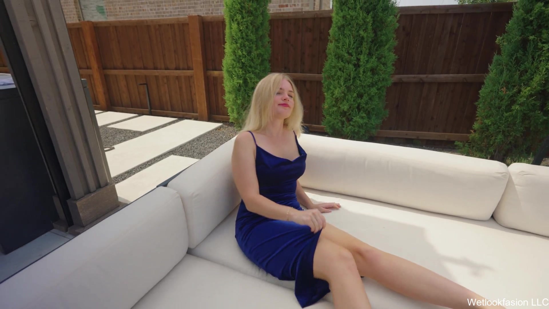 Summer Is Wet and Sparkly in a Velvet Dress