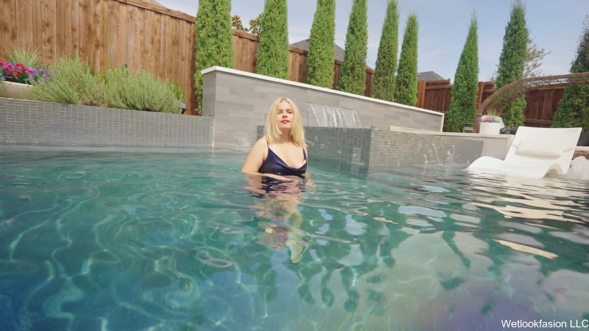 Summer Is Wet and Sparkly in a Velvet Dress