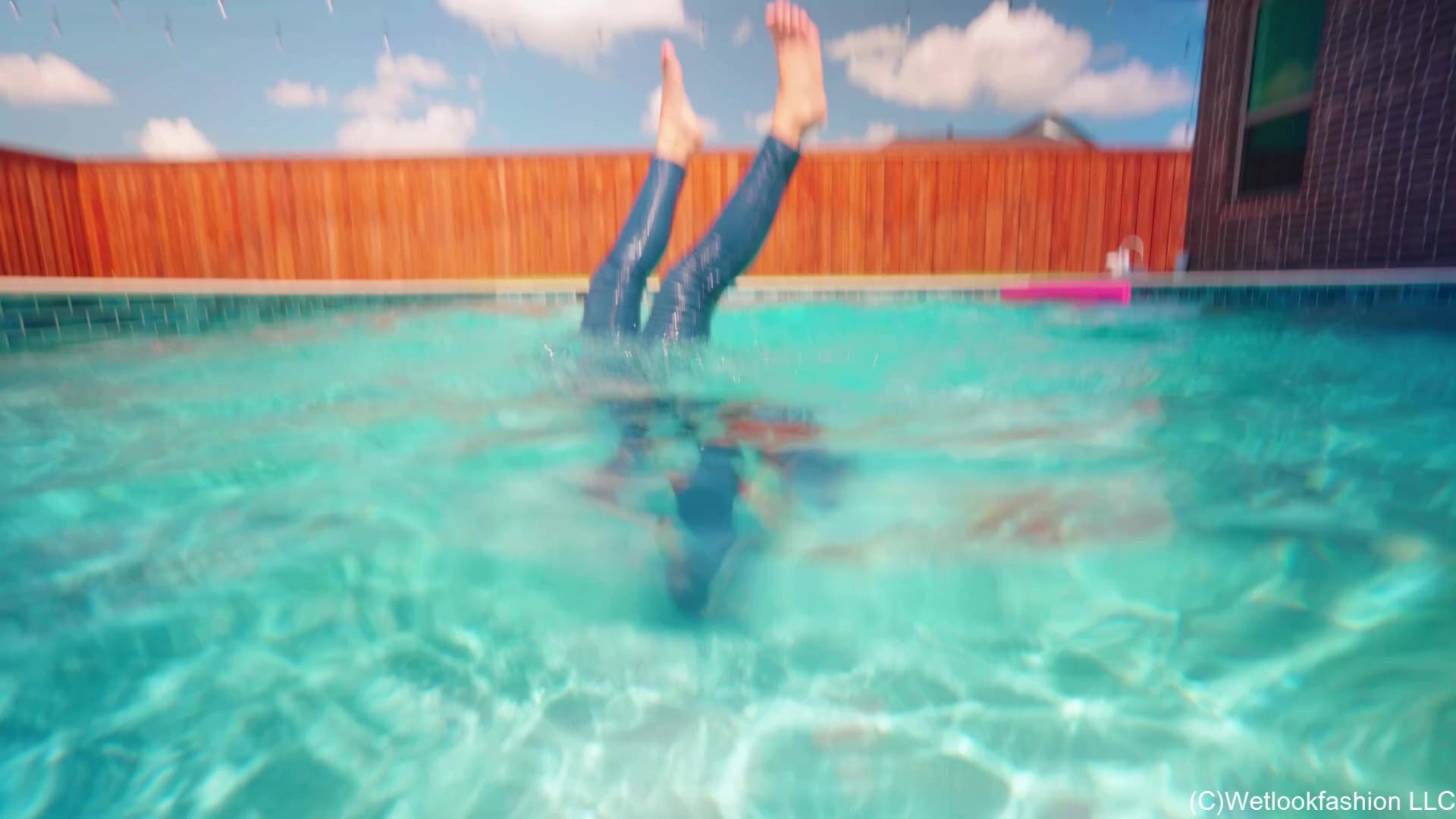 Taylor Swims in Jeans and Boots
