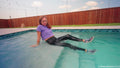 Tiffany Stretches All Wet in A Nike Outfit and a T-Shirt