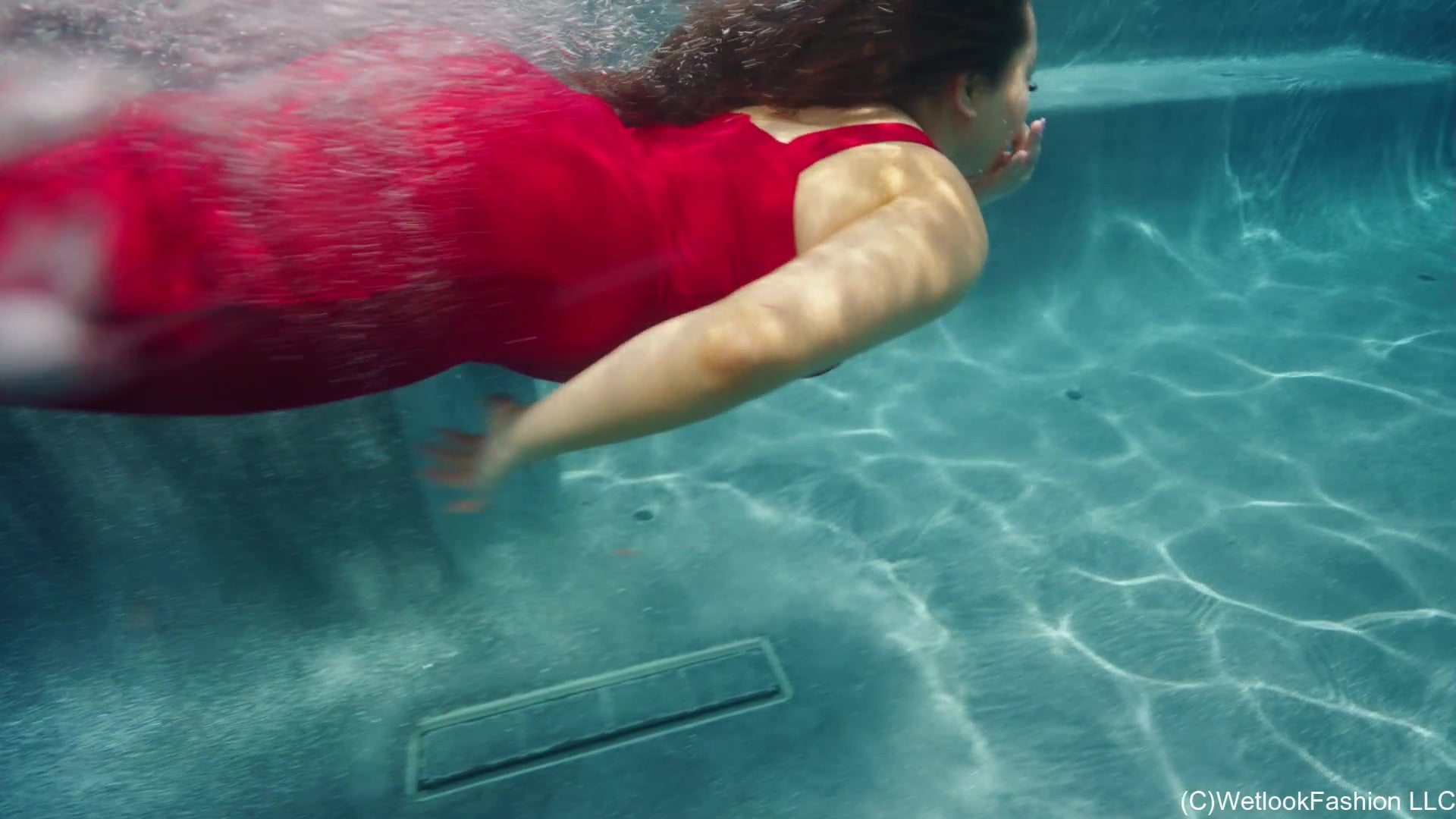Tina Takes a Formal Swim and Shower
