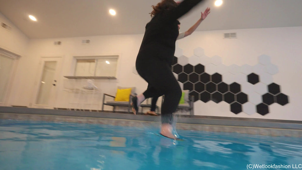 Vex Teaches Shannon How To Model in the Pool