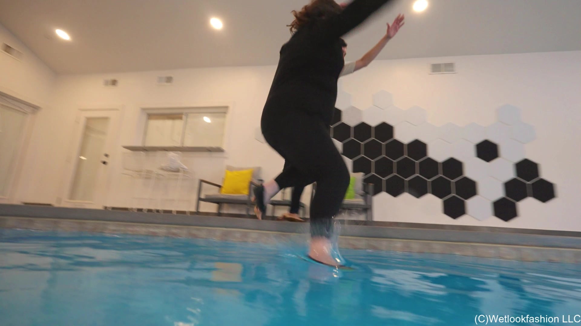 Vex Teaches Shannon How To Model in the Pool