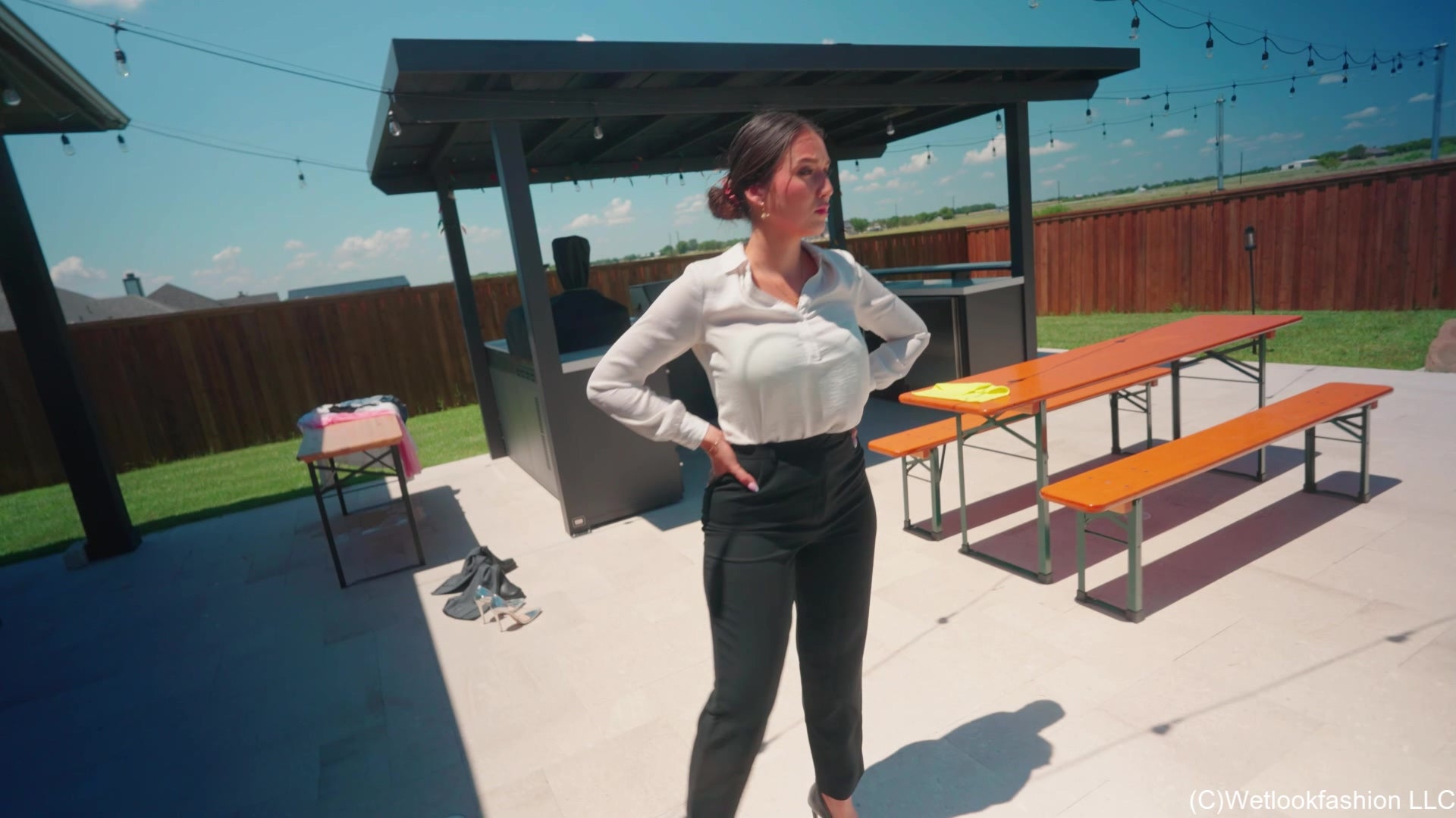 Wet Business with Floaties Featuring Iris