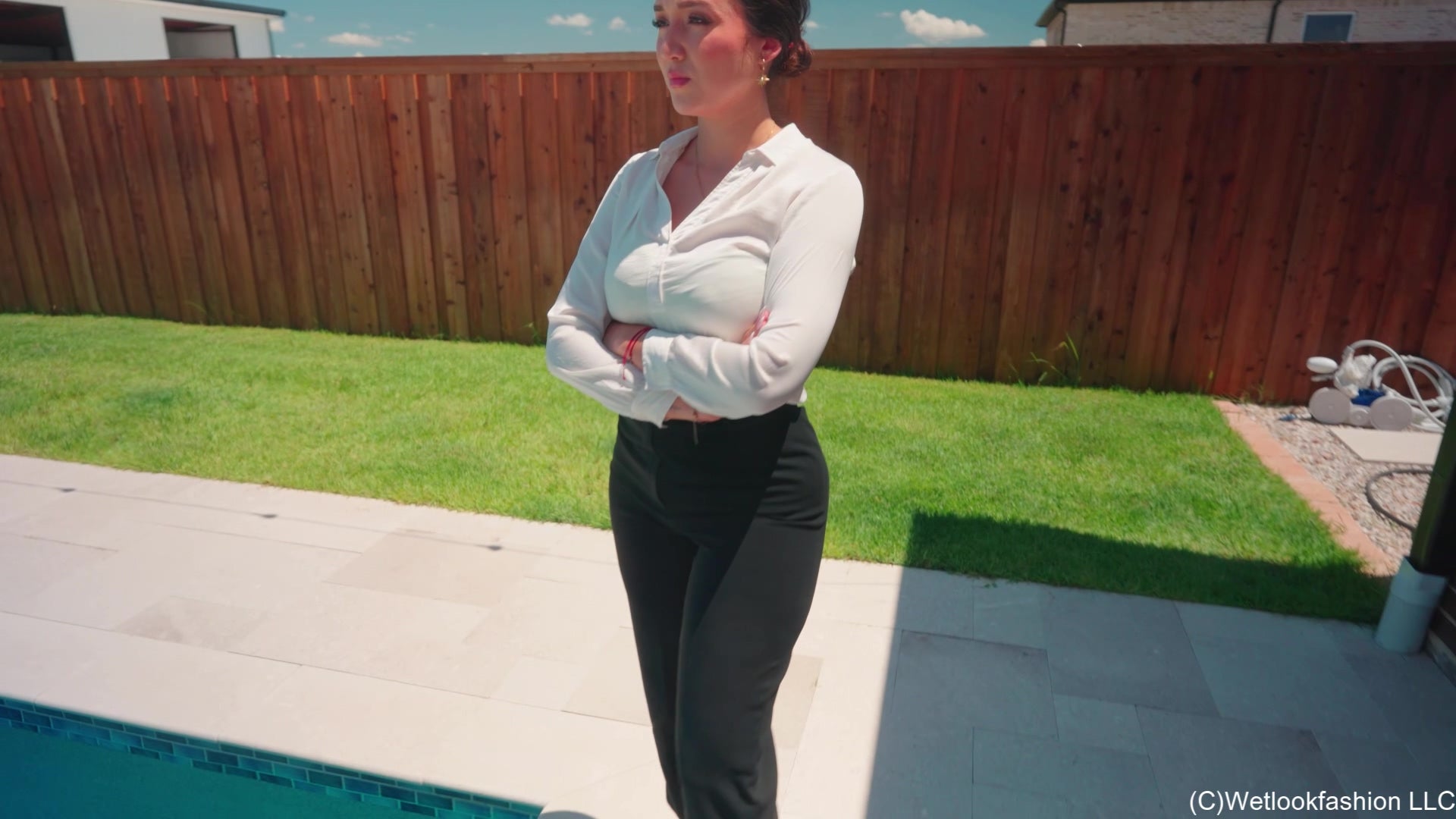 Wet Business with Floaties Featuring Iris