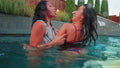 Swimming Pool Catfight with Kylie and Bella