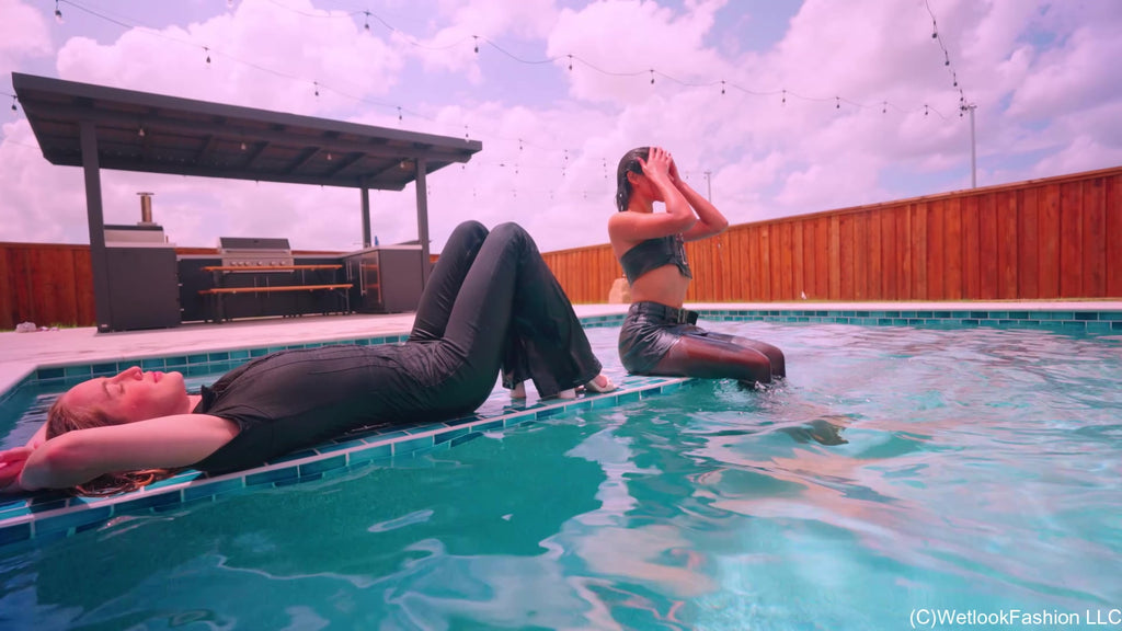 Wet Dancing Lessons with Victoria and Jolissa