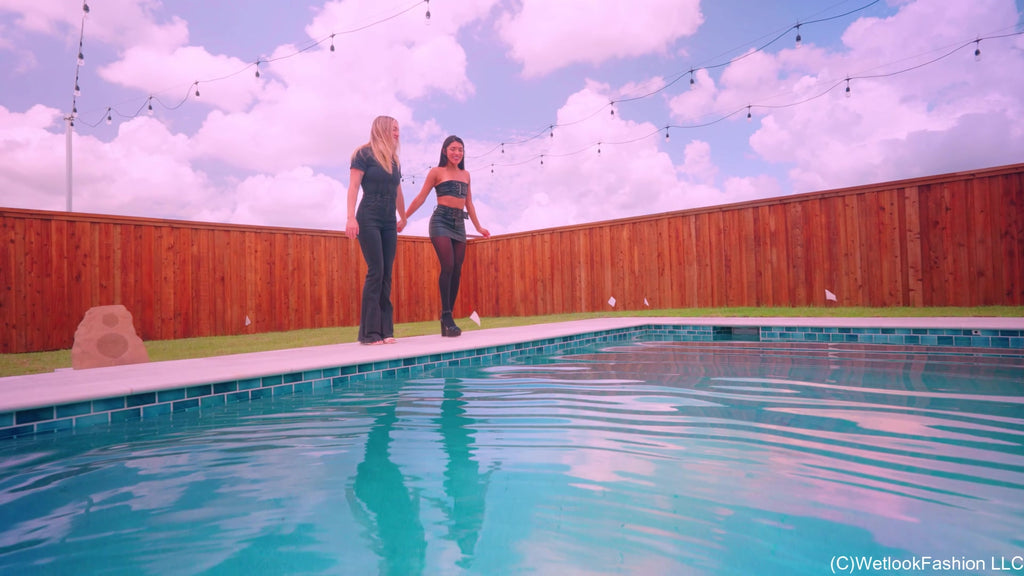 Wet Dancing Lessons with Victoria and Jolissa